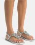 Alma EN Pena Platte teensandaal met strass - Thumbnail 2