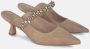 Alma en Pena Puntige Neus Hak Schoen Beige Dames - Thumbnail 2