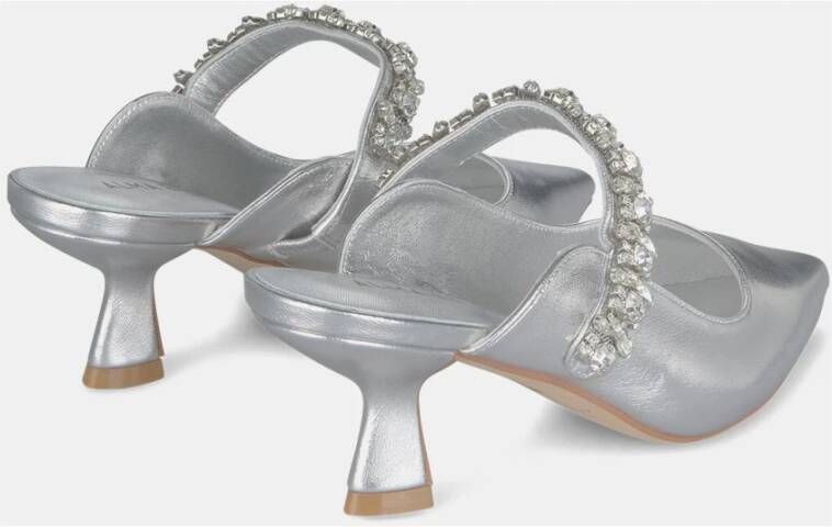 Alma en Pena Puntige Neus Hak Schoen Gesp Sluiting Gray Dames