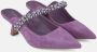 Alma en Pena Puntige Neus Hak Schoen Gesp Sluiting Purple Dames - Thumbnail 2