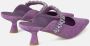 Alma en Pena Puntige Neus Hak Schoen Gesp Sluiting Purple Dames - Thumbnail 3