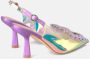 Alma en Pena Reflecterende vierkante neus hakken Purple Dames - Thumbnail 11