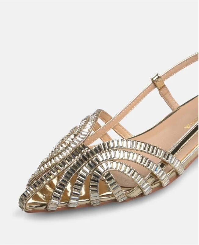 Alma EN Pena Rhinestone cage sandals