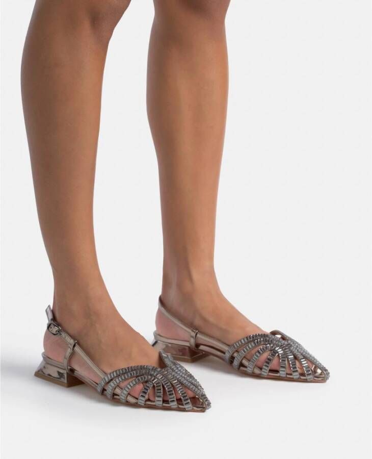 Alma EN Pena Rhinestone cage sandals