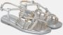 Alma en Pena Rhinestone Gevlochten Platte Sandaal Gray Dames - Thumbnail 2