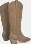 Alma en Pena Leren cowboy laarzen met strass details Brown Dames - Thumbnail 2