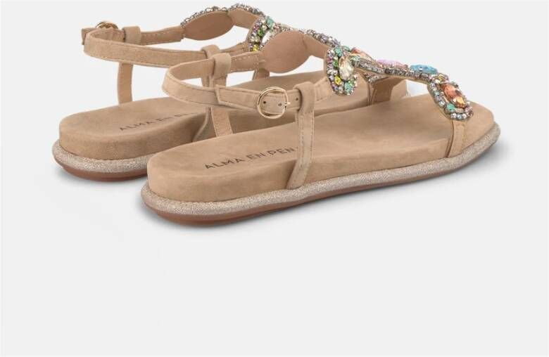 Alma EN Pena Rhinestone parel sandaal