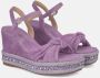 Alma en Pena Rhinestone Sleehak Sandaal Purple Dames - Thumbnail 2
