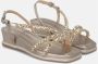 Alma en Pena Rhinestone Sleehak Sandalen Yellow Dames - Thumbnail 2