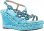 Alma en Pena Villach Sandal Blue Dames - Thumbnail 3