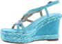 Alma en Pena Villach Sandal Blue Dames - Thumbnail 4