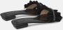 Alma en Pena Ruffled Flat Sandal Black Dames - Thumbnail 3