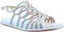 Alma en Pena Heldere Blauwe Sandalen Elegant Comfortabel Multicolor Dames - Thumbnail 14