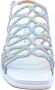 Alma en Pena Heldere Blauwe Sandalen Elegant Comfortabel Multicolor Dames - Thumbnail 9