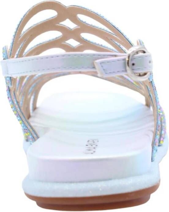 Alma en Pena Platte Zomer Sandalen voor Vrouwen Blue Dames
