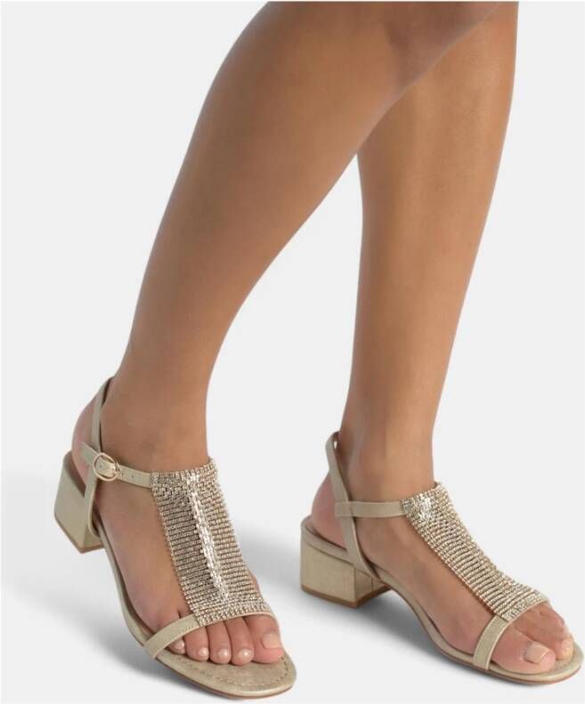 Alma EN Pena Sandaal mesh strass hak
