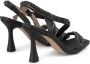 Alma en Pena Cirkelvormige slangenhak sandaal Black Dames - Thumbnail 2