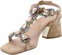 Alma en Pena Hoge hak sandalen voor vrouwen Beige Dames - Thumbnail 6