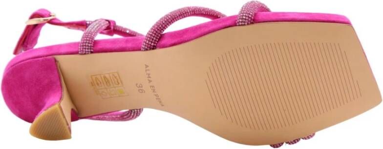 Alma en Pena Hoge hak sandalen Pink Dames