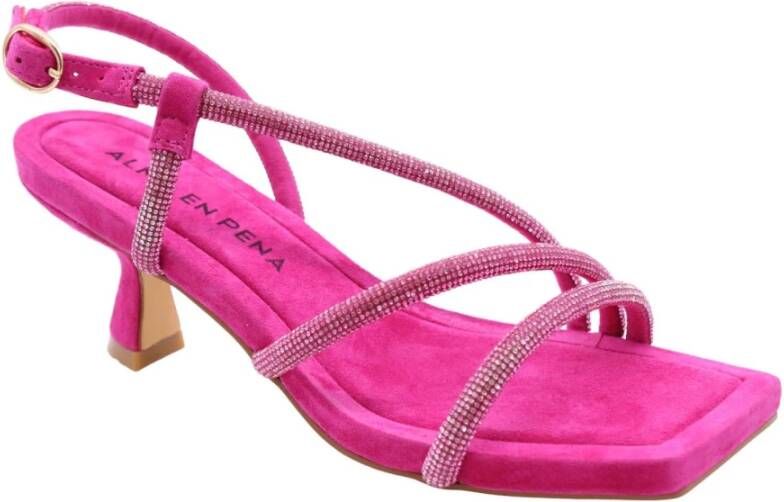 Alma en Pena Hoge hak sandalen Pink Dames
