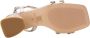 Alma en Pena Vierkante Neus Rhinestone Bandjes Sandaal Yellow Dames - Thumbnail 9
