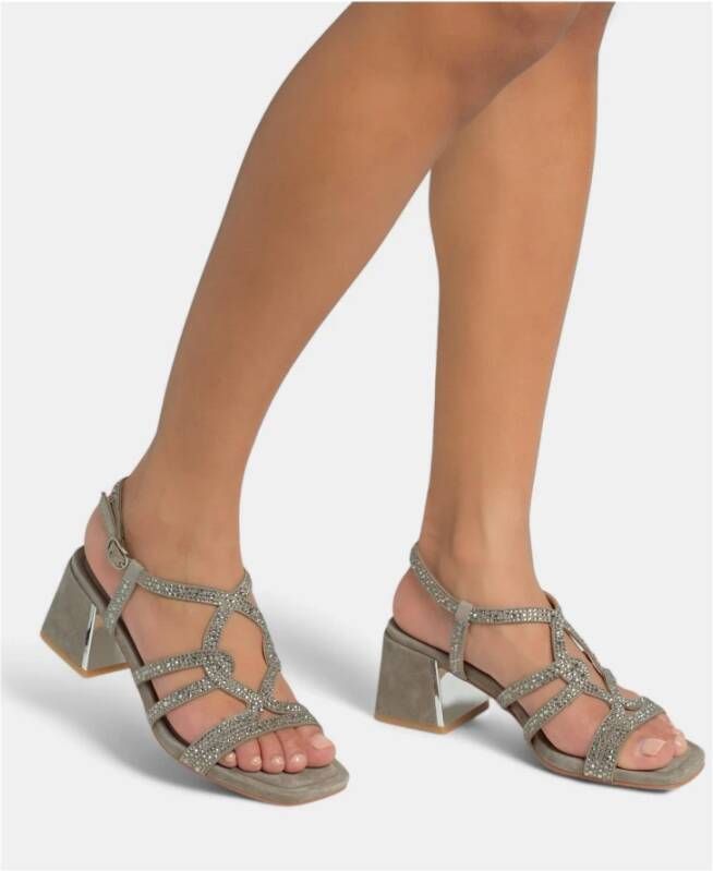 Alma EN Pena Sandalen met vierkante hak