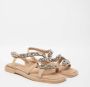 Alma en Pena Slang Ontwerp Beige Sandalen Multicolor Dames - Thumbnail 2