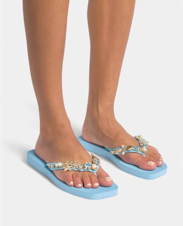 Alma EN Pena Ster teenslippers strass