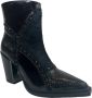 Alma en Pena Enkellaarsjes met hoge hakken en studs Black Dames - Thumbnail 6