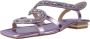 Alma en Pena Stijlvolle Platte Sandalen voor Vrouwen Purple Dames - Thumbnail 3