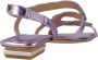 Alma en Pena Stijlvolle Platte Sandalen voor Vrouwen Purple Dames - Thumbnail 5