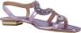 Alma en Pena Stijlvolle Platte Sandalen voor Vrouwen Purple Dames - Thumbnail 6