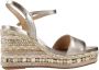 Alma en Pena Rhinestone Sleehak Sandaal Yellow Dames - Thumbnail 9