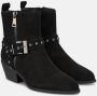 Alma en Pena Studded Buckle Ankle Boot Black Dames - Thumbnail 2