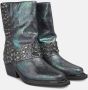 Alma en Pena Studded plooi bootie Multicolor Dames - Thumbnail 2