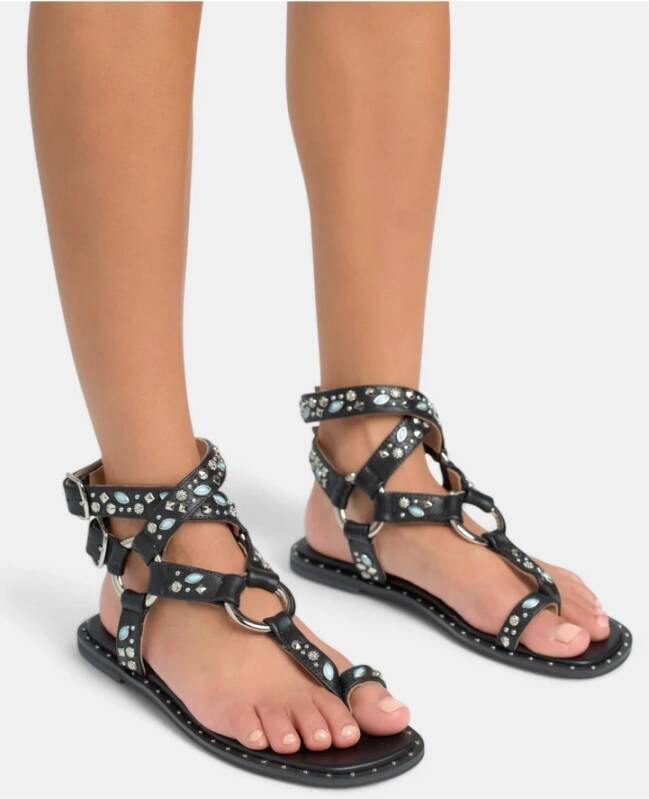 Alma EN Pena Studded toe sandal
