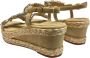 Alma en Pena Suede sandaal met stenen Beige Dames - Thumbnail 4