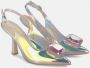Alma en Pena Transparante hak schoen ornament Gray Dames - Thumbnail 11