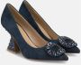 Alma en Pena Versierde Hakschoen Blue Dames - Thumbnail 2