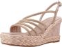 Alma en Pena Rhinestone Sleehak Sandaal Pink Dames - Thumbnail 5