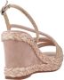 Alma en Pena Rhinestone Sleehak Sandaal Pink Dames - Thumbnail 6