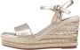 Alma en Pena Rhinestone Wedge Sandaal met Gevlochten Detail Gray Dames - Thumbnail 5
