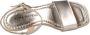 Alma en Pena Rhinestone Wedge Sandaal met Gevlochten Detail Gray Dames - Thumbnail 9