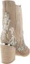 Alma en Pena Western Style Cowboy Boots Brown Dames - Thumbnail 4