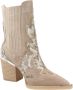Alma en Pena Western Style Cowboy Boots Brown Dames - Thumbnail 6