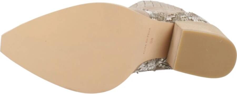 Alma en Pena Western Style Cowboy Boots Brown Dames
