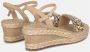Alma en Pena Halve Wig Rhinestone Band Beige Dames - Thumbnail 3