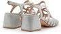 Alma EN Pena Zilveren Sprankelende Leren Sandalen - Thumbnail 2