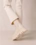 ALOHAS All Rounder Crème Leren Enkellaarzen White Dames - Thumbnail 8