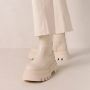 ALOHAS All Rounder Crème Leren Enkellaarzen White Dames - Thumbnail 9